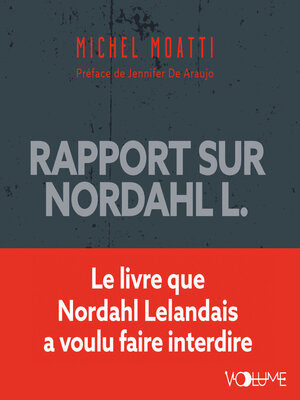 cover image of Rapport sur Nordahl L.
